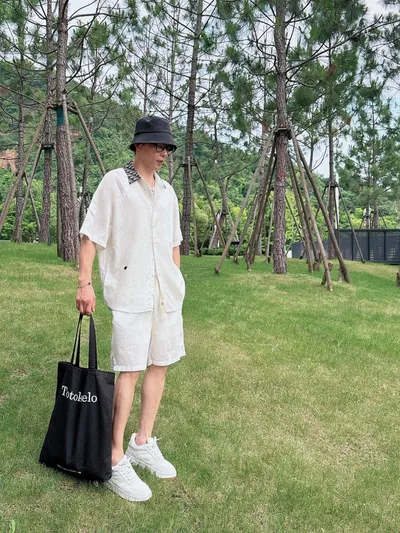 D's Spring/Summer Tencel Linen Casual Pants