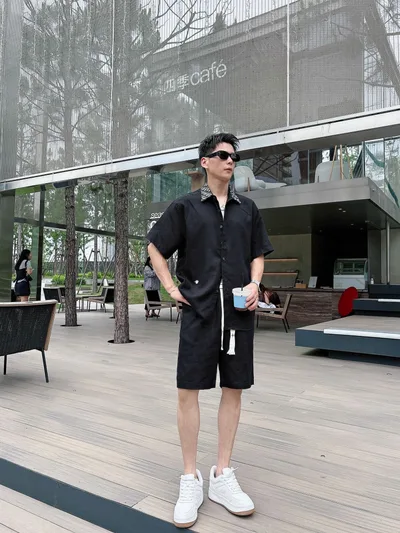D's Spring/Summer Tencel Linen Casual Pants