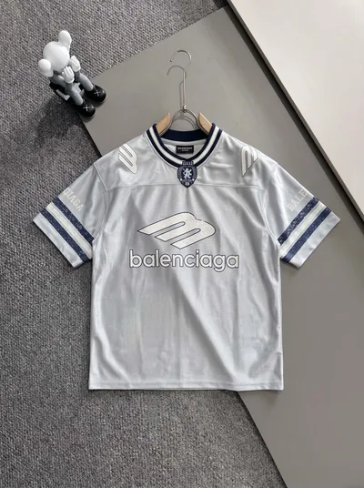 Balenciaga Team Series V-Neck Short Sleeve T-Shirt