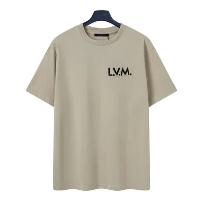 Louis Vuitton LVM Logo Embroidered Short Sleeve T-Shirt
