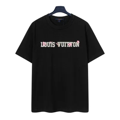 Louis Vuitton LV 2026 Flight Series Floral Logo Print Short Sleeve T-Shirt