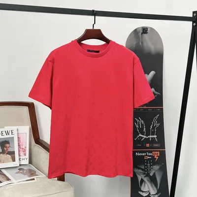 Louis Vuitton Monogram Flock Print Short Sleeve T-Shirt