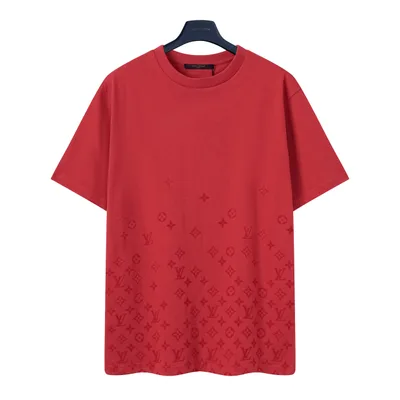 Louis Vuitton LV Monogram Flock Print Short Sleeve T-Shirt