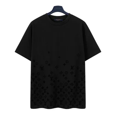 Louis Vuitton Monogram Flocking Print Short Sleeve T-Shirt