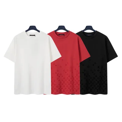 Louis Vuitton Monogram Flock Print Short Sleeve T-Shirt
