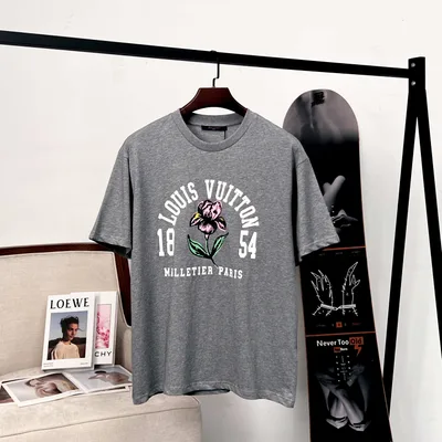 Louis Vuitton Iris Print Short Sleeve T-Shirt
