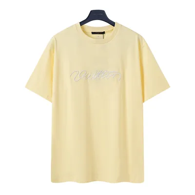 Louis Vuitton LV 25 New Pharrell Signature 3D Embroidery Short Sleeve T-Shirt