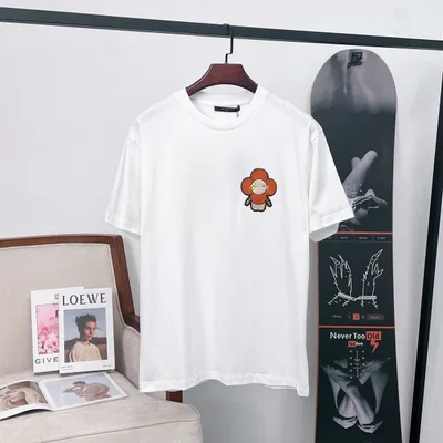 Louis Vuitton LV Floral Graphic Short Sleeve T-Shirt