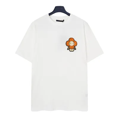 Louis Vuitton LV Floral Plush Short Sleeve T-Shirt
