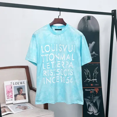 Louis Vuitton LV 26SS Tie-Dye Print Short Sleeve T-Shirt