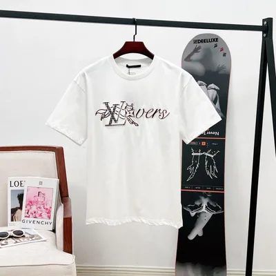Louis Vuitton Fox Patch Embroidery Short Sleeve T-Shirt