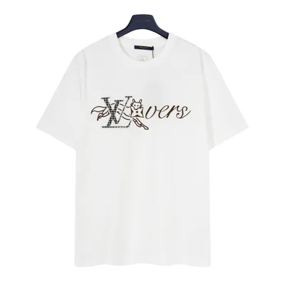 Louis Vuitton Fox Patch Embroidery Short Sleeve T-Shirt