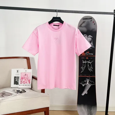 LV Embossed Short Sleeve T-Shirt