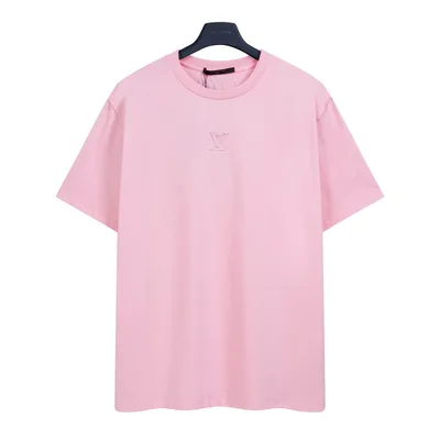 LV 3D Embossed Short Sleeve T-Shirt