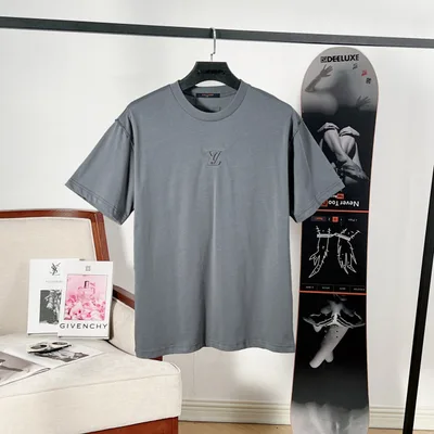 LV Embossed Short Sleeve T-Shirt