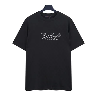 LV x Nigo FW25 Letter Bead Check Jacquard T-Shirt