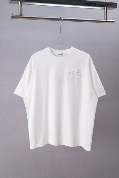 Burberry 26SS New Equestrian Knight Heavy Applique Washed T-Shirt