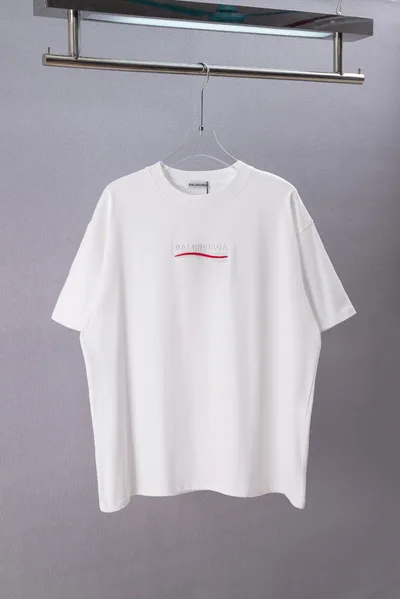 Balenciaga Classic Wave Logo Photochromic Embroidered T-Shirt