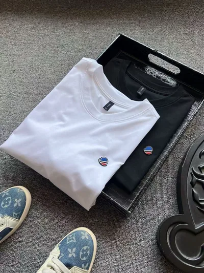 Moncler Mulberry Silk Short Sleeve T-Shirt