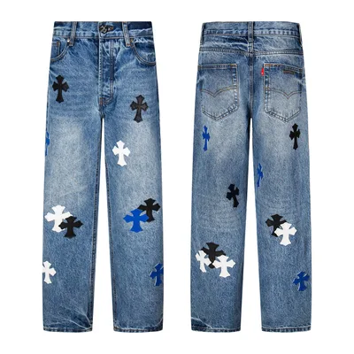 Chrome Hearts Vintage Levi's Patchwork Jeans