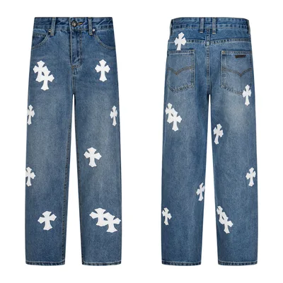 Chrome Hearts Vintage Levi's Jeans with White Leather Patch