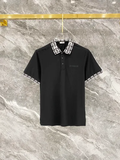 BBR* Fitted Fit Letter Jacquard Polo Shirt