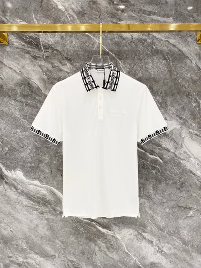 BBR* Fit Cut Black-White Letter Jacquard Polo Shirt 2026