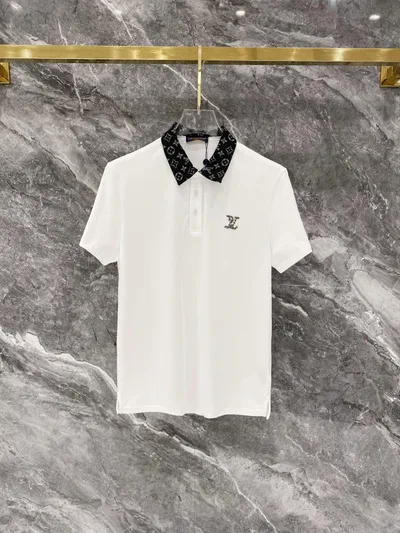 LV* Slim Fit Polo Short Sleeve with Jacquard Collar
