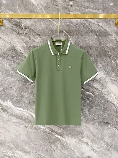 LACOSTE P90 Fit Polo Shirt with Contrast Collar