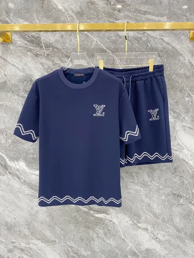 LV Louis Vuitton 2026SS Casual Short Sleeve Shorts Set