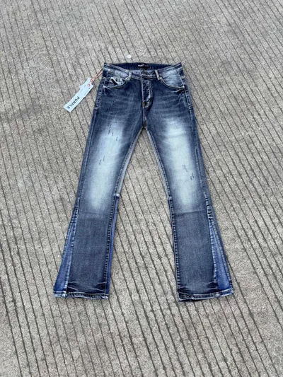 PURPLE-BRAND High-Stretch Slim Bootcut Jeans