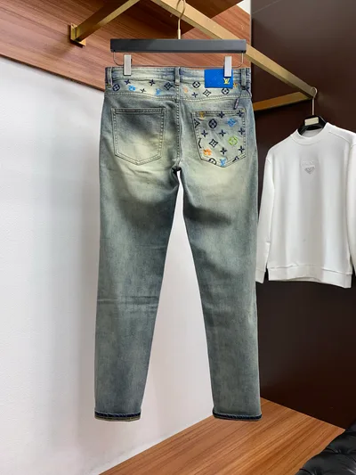 Louis Vuitton 2026SS Slim Straight Jeans