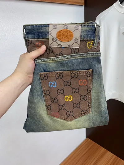Gucci 2026SS Spring/Summer Slim Straight Jeans