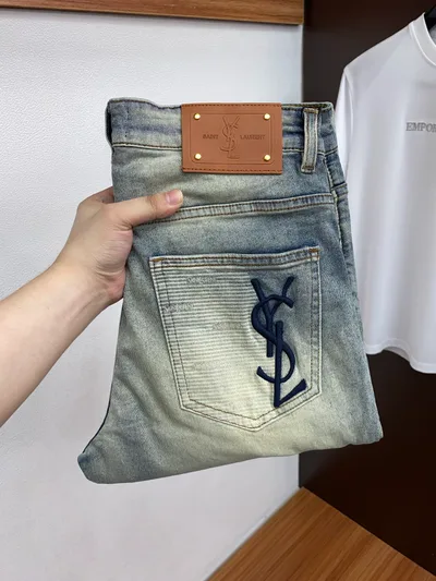 Saint Laurent 2026SS Slim Straight Jeans