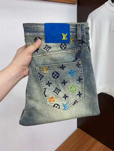 Louis Vuitton 2026SS Slim Straight Jeans
