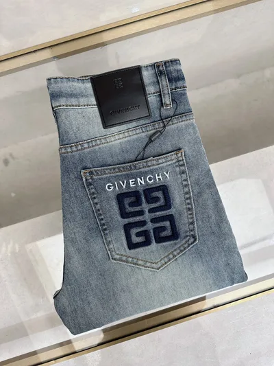 Givenchy 2026 Spring New Arrival Classic Logo Slim Fit Stretch Jeans