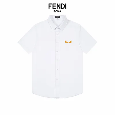 Fendi Logo Design Short Sleeve Shirt
