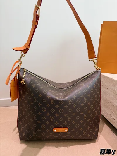 LV Damier Denim Hobo Bag