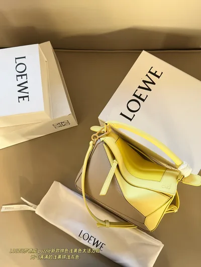 Loewe Puzzle Colorblock Bag
