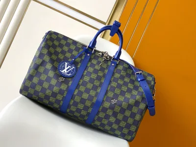 LV Keepall Bandoulière 50 - Damier Heritage Coated Canvas, Pharrell Williams Design