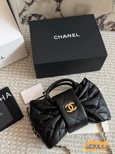 Chanel Lambskin Bow Handbag