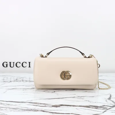 Leather Bag, Model 806016 White