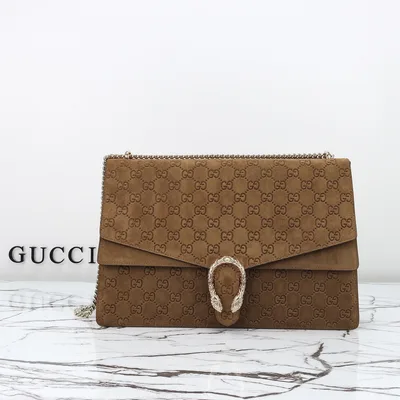 Brown Sanded Embossed Bag
