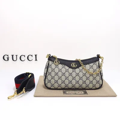 Blue GG Canvas Bag