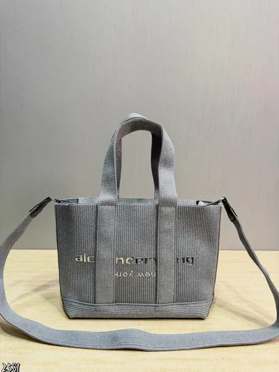Alexander Wang Tote Ribbed Knit Handbag