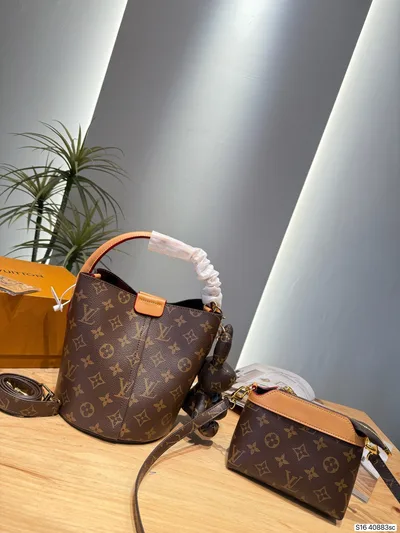 LV Bucket Bag with Box, Shoulder & Crossbody