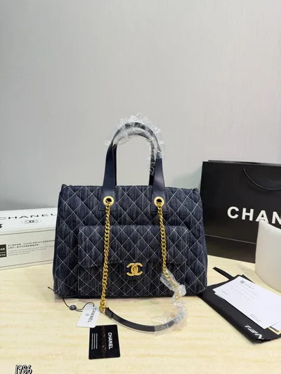Chanel Denim Tote Bag