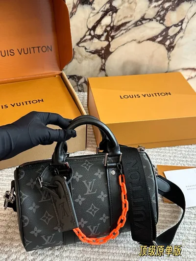 LV Keepall25 Black Samurai Modified
