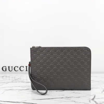 Gucci Style 850223 Gray Embossed