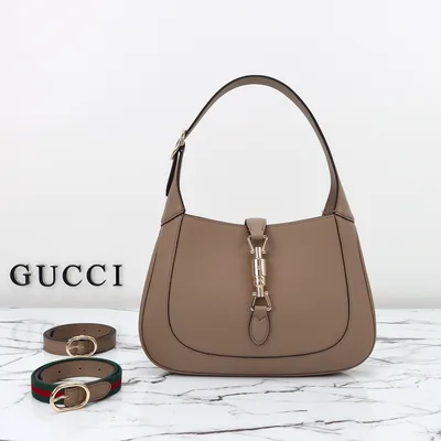 Gucci Style 810232 Gray Leather Grained